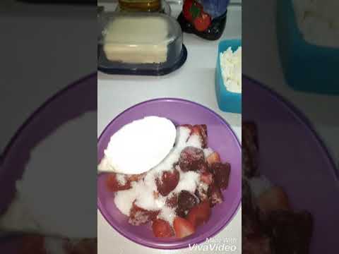 Клубничная галета