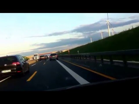 A8 aus Stuttgart, vor München.