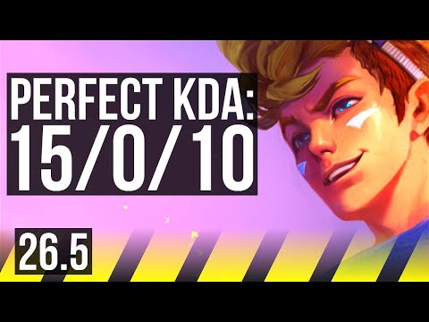 EZREAL & Thresh vs JHIN & Karma (ADC) | Perfect KDA: 15/0/10 | EUW Master | 26.5