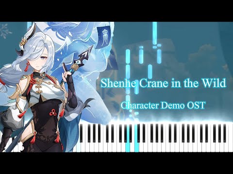 「Shenhe: Crane in the Wild」 Character Demo OST | Genshin Impact [Piano tutorial + Sheet]