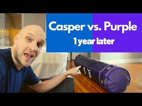 Casper vs Purple Review (1 year later)