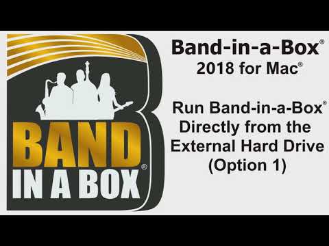 Band-in-a-Box® for Mac® - Minimal Install: Run Software from External Drive (Option 1)