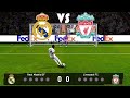Real Madrid vs Liverpool | UEFA Champions League UCL | PES 2023 | PENALTY SHOOTOUT