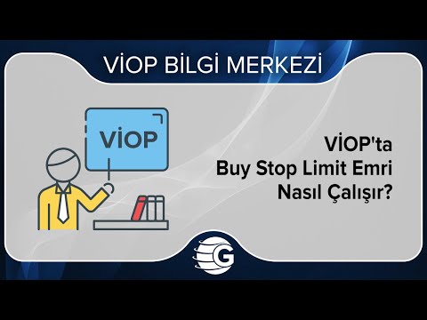 VİOP Meta Trader 5 İşlem Platformunda Buy Stop Limit Emri Nasıl Çalışır? - İşlem Örneği