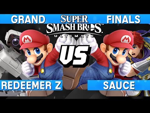 Smash Ultimate Tournament Grand Finals - Redeemer Z (Mario / ROB) vs Sauce (Mario / Roy) - S@LT