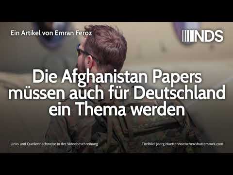 Die Afghanistan Papers müssen auch für Deutschland ein Thema werden | Emran Feroz | NDS | 20.12.2019