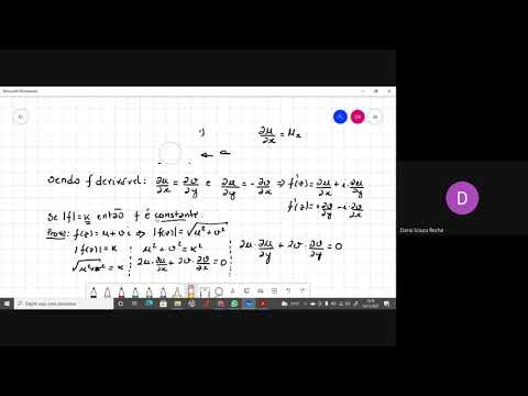 Aula 16 Equação de LaPlace (laplaciano)  e Funções Harmônicas