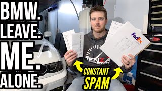 My 330ci race car has no air bags! But BMW still thinks I do - Takata E46 air bag recall follow up.