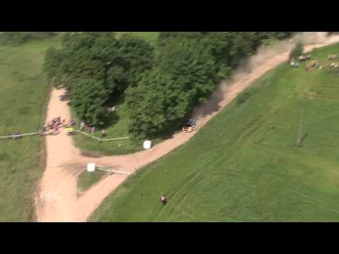 FIA ERC auto24 Rally Estonia 2014 - SS1 from the helicopter