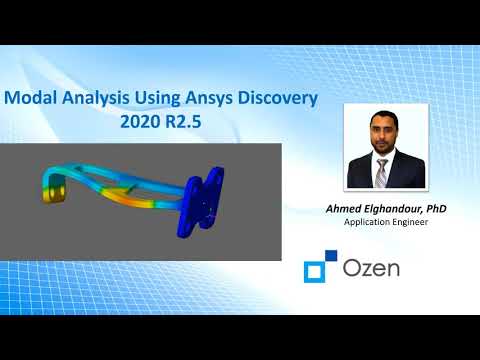 Performing Modal Analysis Using Ansys Discovery 2020 R2.5