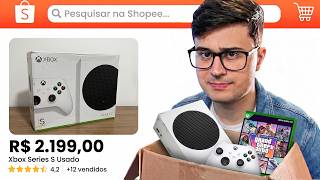 COMPREI um XBOX SERIES S USADO na SHOPEE (deu certo?)