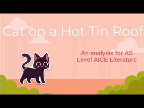 Cat on a Hot Tin Roof - AICE Literature AS Level (Summary of analysis)