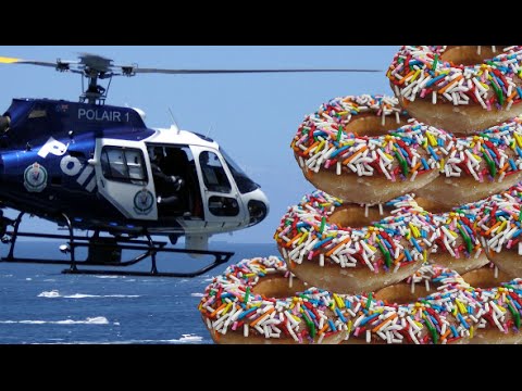 Police Use Helicopter for Donut Run! NED PRANK CALL - The Bubba the Love Songe Show
