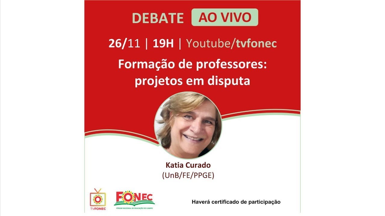Formação de professores: Projetos em disputa