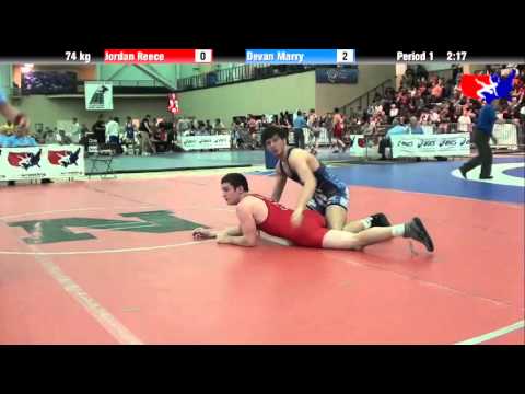 Jordan Reece vs. Devan Marry at 2013 ASICS University Nationals - FS