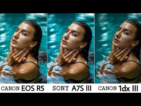 CANON R5 VS SONY A7S III VS CANON 1dx MARK III CAMERA COMPARISON | BATTLE!