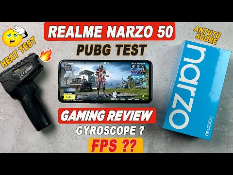 Realme Narzo 50 Pubg Test | Gaming Review | Heat Test | Fps | Antutu Benchmark | Price in Pakistan