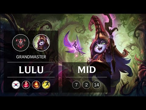 Lulu Mid vs Ryze - KR Grandmaster Patch 9.3