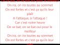 A l'attaque - Maude/Romy M - Paroles 