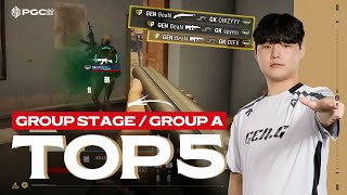 PGC 2025 グループステージ グループ A Top 5┃PUBG Esports