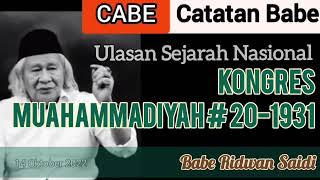 Download lagu CABE (9) Catatan Babe Ridwan Saidi | KONGRES MUAHAMMADIYAH #20- Jogjakarta 1931 mp3 Download lagu CABE (9) Catatan Babe Ridwan Saidi | KONGRES MUAHAMMADIYAH #20- Jogjakarta 1931 mp3