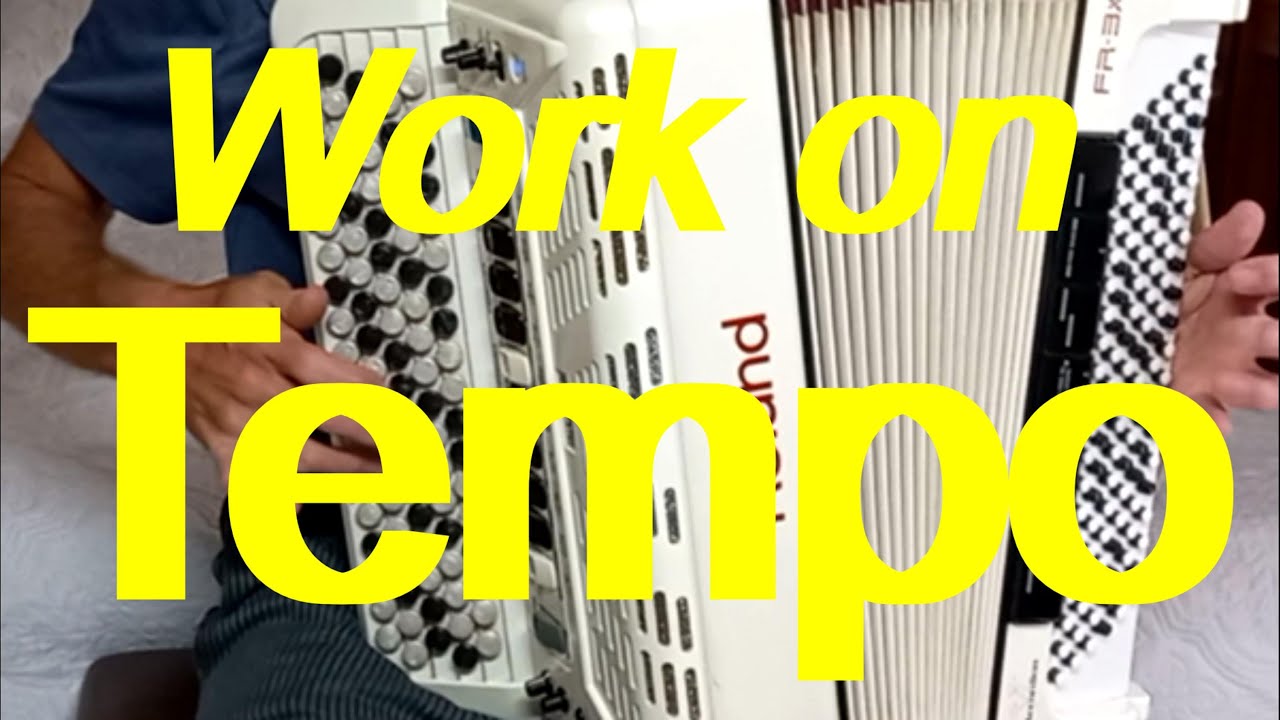 Accordion advanced: Working on fast tempo - Perles de Cristal
