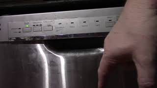 GE Dishwasher: Test and Output Check Modes for Troubleshooting