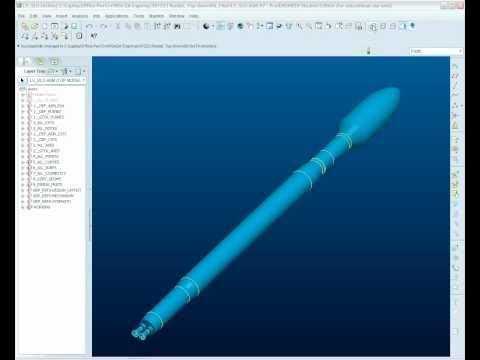 Top-down Design Tutorial 1A for Pro/Engineer Wildfire Creo.wmv