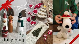 Vlog｜アメリカ駐妻の1日｜一人映画と編み物と、エアフライヤーで作る夜ごはん