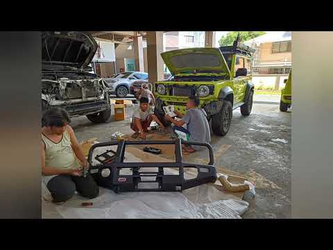 INSTALLING ARB SUMMIT FRONT BUMPER ON SUZUKI JIMNY JB74
