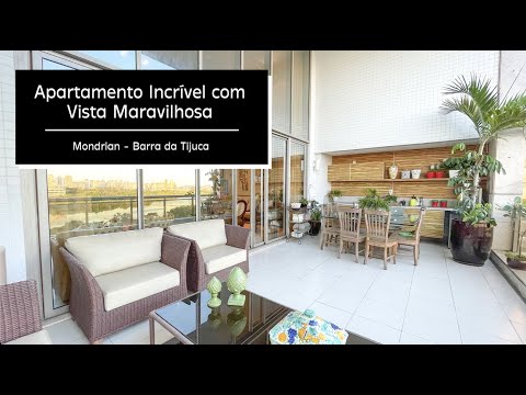 APARTAMENTO INCRÍVEL com VISTA MARAVILHOSA - Barra da Tijuca - RJ | TL Prime Imóveis