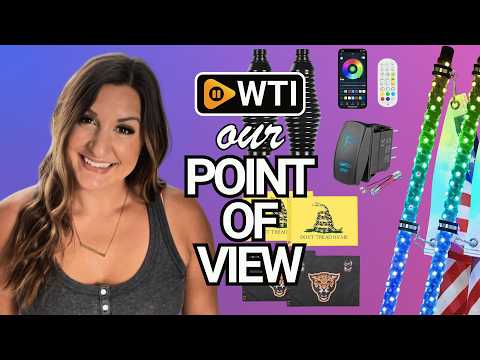 Ehaho 2 Pack 3FT Whip Lights with Spring Base - WTI product video review