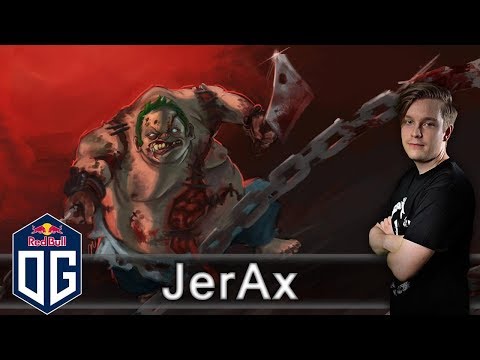 OG.JerAx Pudge Gameplay - Ranked Match - OG Dota 2.