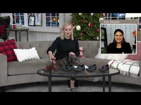 Clarks Collection Leather Slip-On Shoes- Ashland Joy on QVC