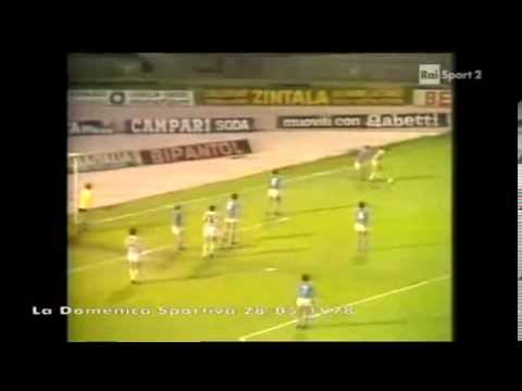 Juventus Napoli 1-0, coppa italia 77-78