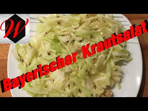 Bayerischer Krautsalat einfach, schnell und lecker selber machen
