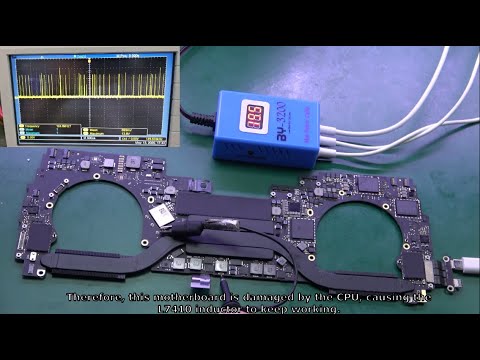 How to use oscilloscope to detect bad CPU