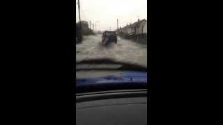 preview picture of video 'Rayleigh flooding 24 th aug 2013'