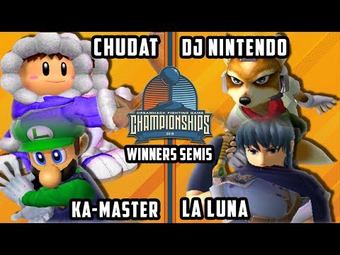 DHATX18 SSBM - Liquid`ChuDat & Entropy | Ka-Master Vs. DJ Nintendo & MSF | La Luna - Melee Dubs WSF