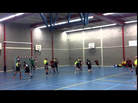 Handbalbeker, Olympia-BFC (31-34), goal Wout van Iperen