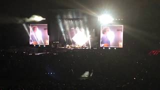 Foo Fighters &amp; Dr. Lew Schon Cover Ramones Blitzkrieg Bop LIVE 7/22/18 at Fenway Park