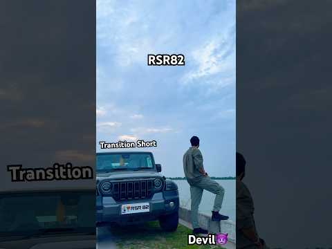 RSR82 transition short with Devil Rider😎🥵#shorts #rsr82 #thar #mahaindrathar