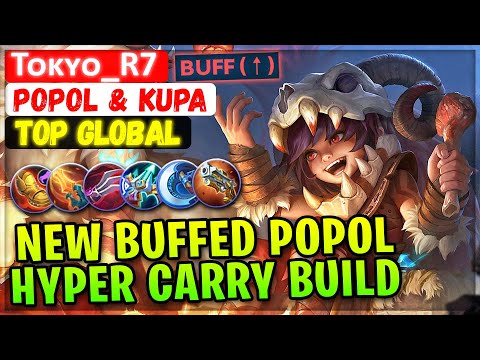 New Buffed Popol, Hyper Carry Build [ Top Global Popol and Kupa ] Tᴏᴋʏᴏ_R7 - Mobile Legends Build