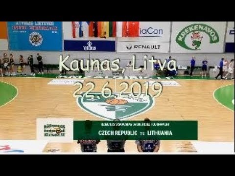 2019 0622 Turnaj U15 _ Kaunas Litva _ ČR - Litva