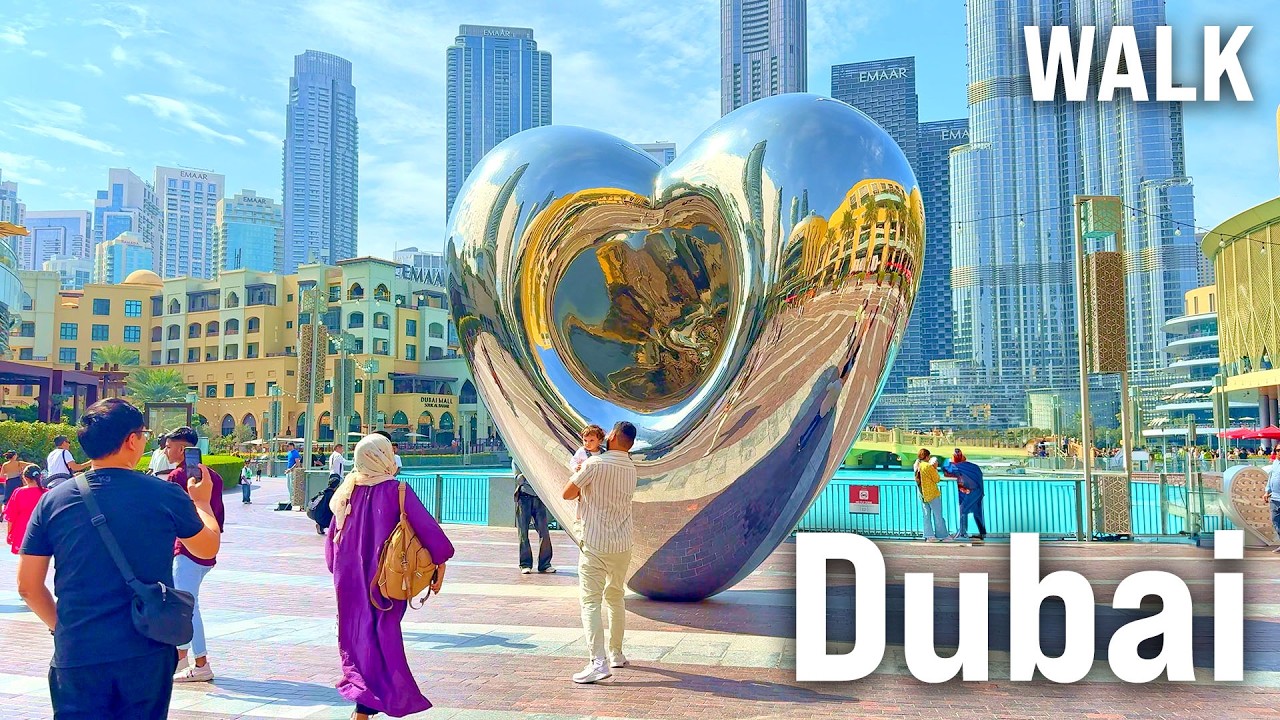 Immersive street-level walking tour through Dubai JBR, United Arab Emirates, showcasing authentic urban landscapes, local architecture, and the vibrant atmosphere of the city's neighborhoods