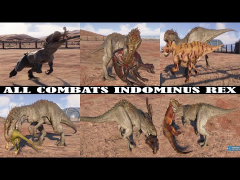 INDOMINUS REX VS ALL DINOSAURS (TERRESTRIAL) | JURASSIC WORLD EVOLUTION 2
