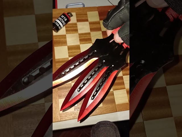 Vídeo relacionado con LARP Kunai - Cuchillo para lanzar (espuma, 19 cm), color plateado y marrón