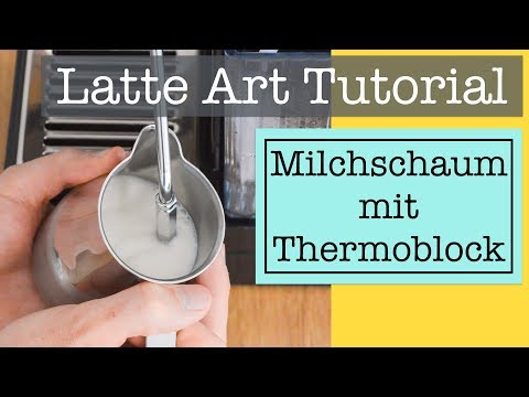 Frothing milk with a Thermoblock portafilter (Quickmill 0820) | perfect milk foam at home