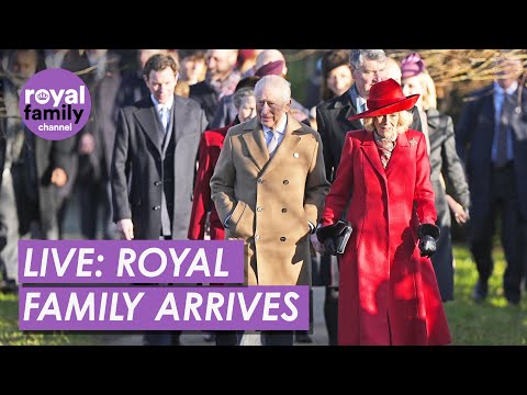 LIVE: Royal Family Attend Christmas Day Service at Sandringham
