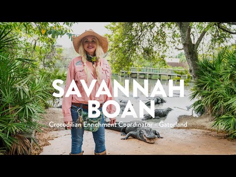 Savannah Boan - Crocodilian Enrichment Coordinator at Gatorland | Visit Orlando